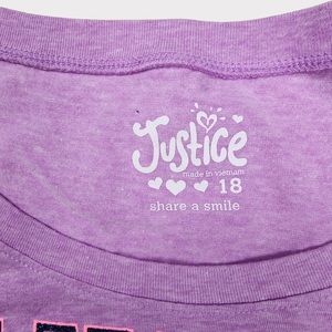 Justice t shirt for girls